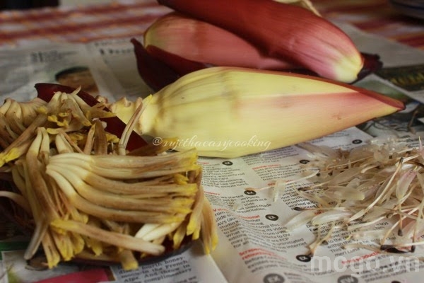 hoa chuối chữa đau dạ dày